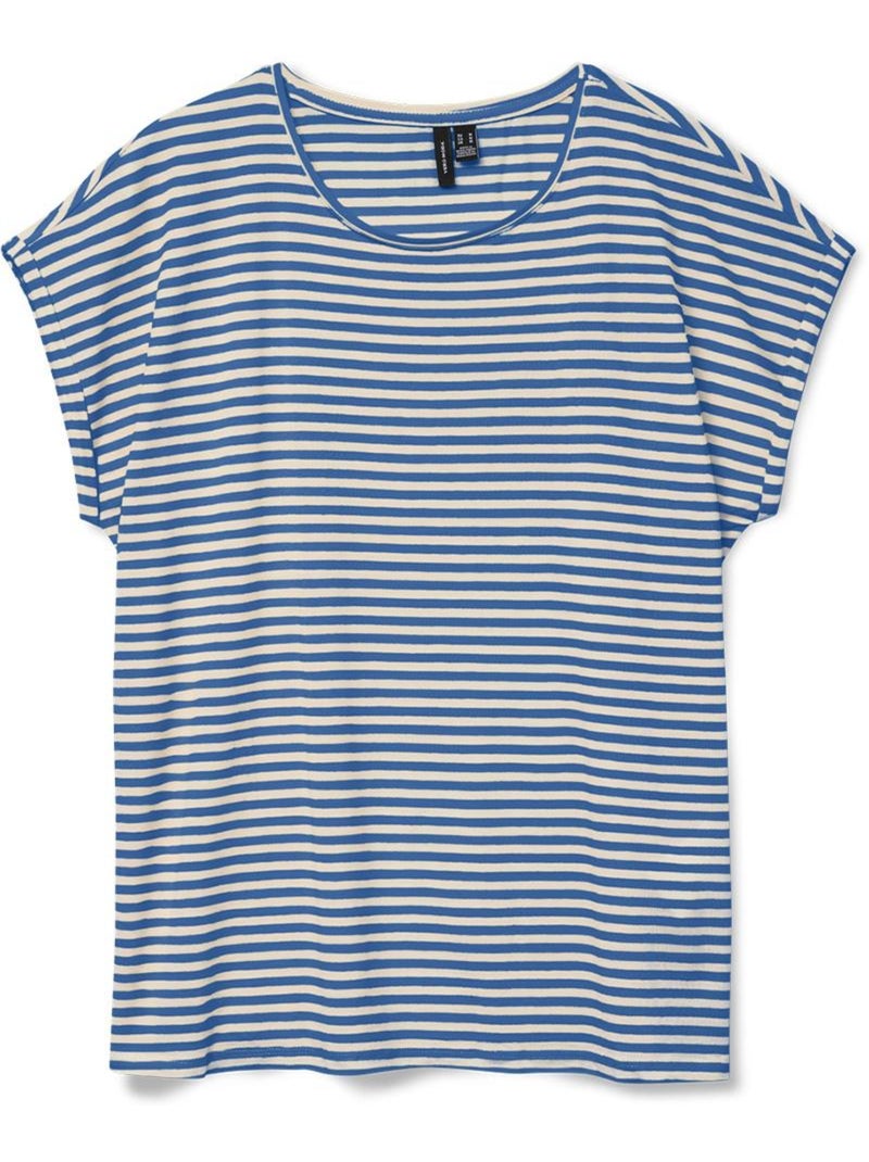 T-shirt Femme Vero Moda Bleu - Kiabi