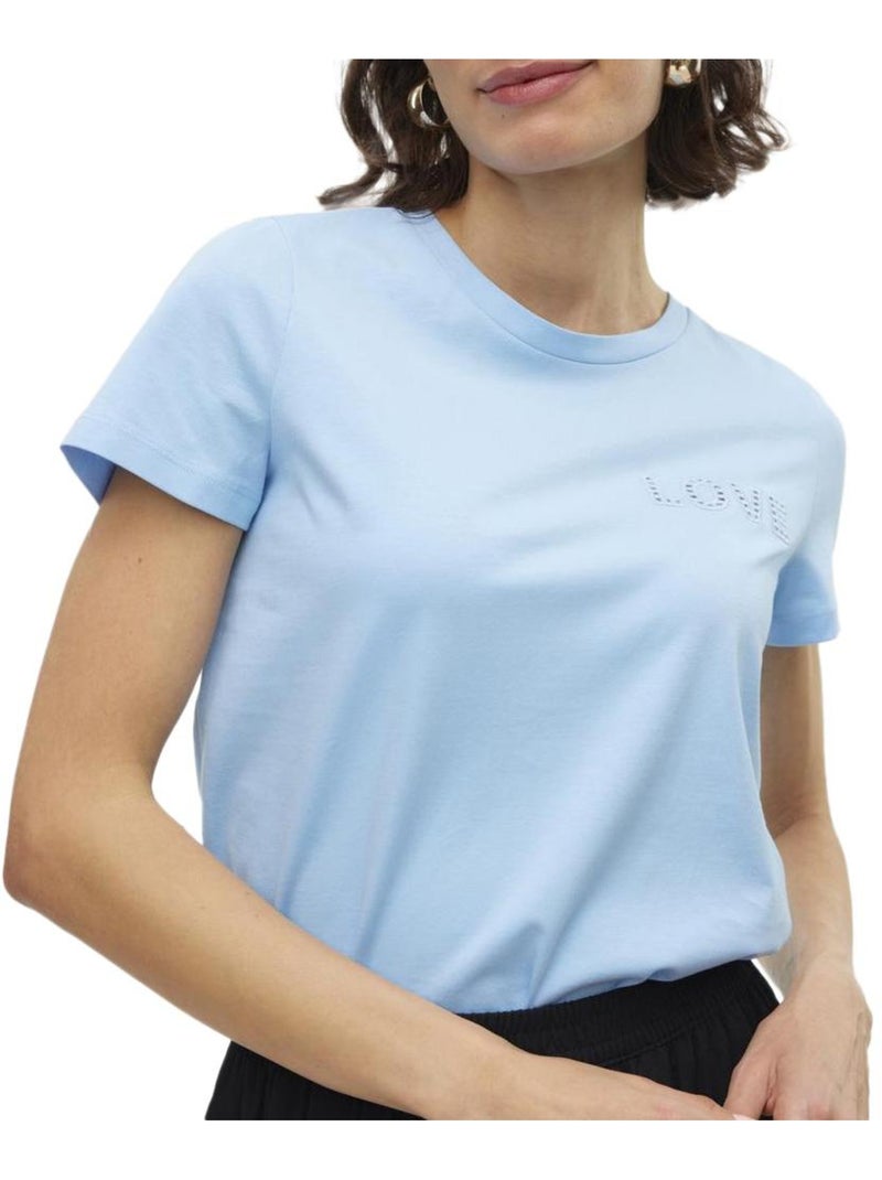 T-Shirt Femme Vero Moda Bleu - Kiabi