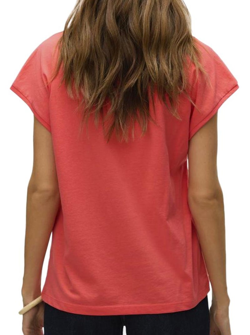 T-Shirt Femme Vero Moda Corail - Kiabi