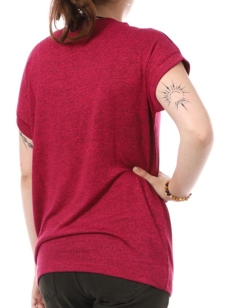 T-Shirt Femme Vero Moda Framboise - Kiabi