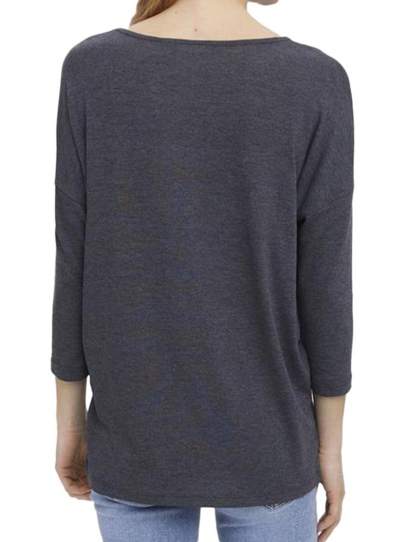 T-Shirt Femme Vero Moda Gris Argenté - Kiabi