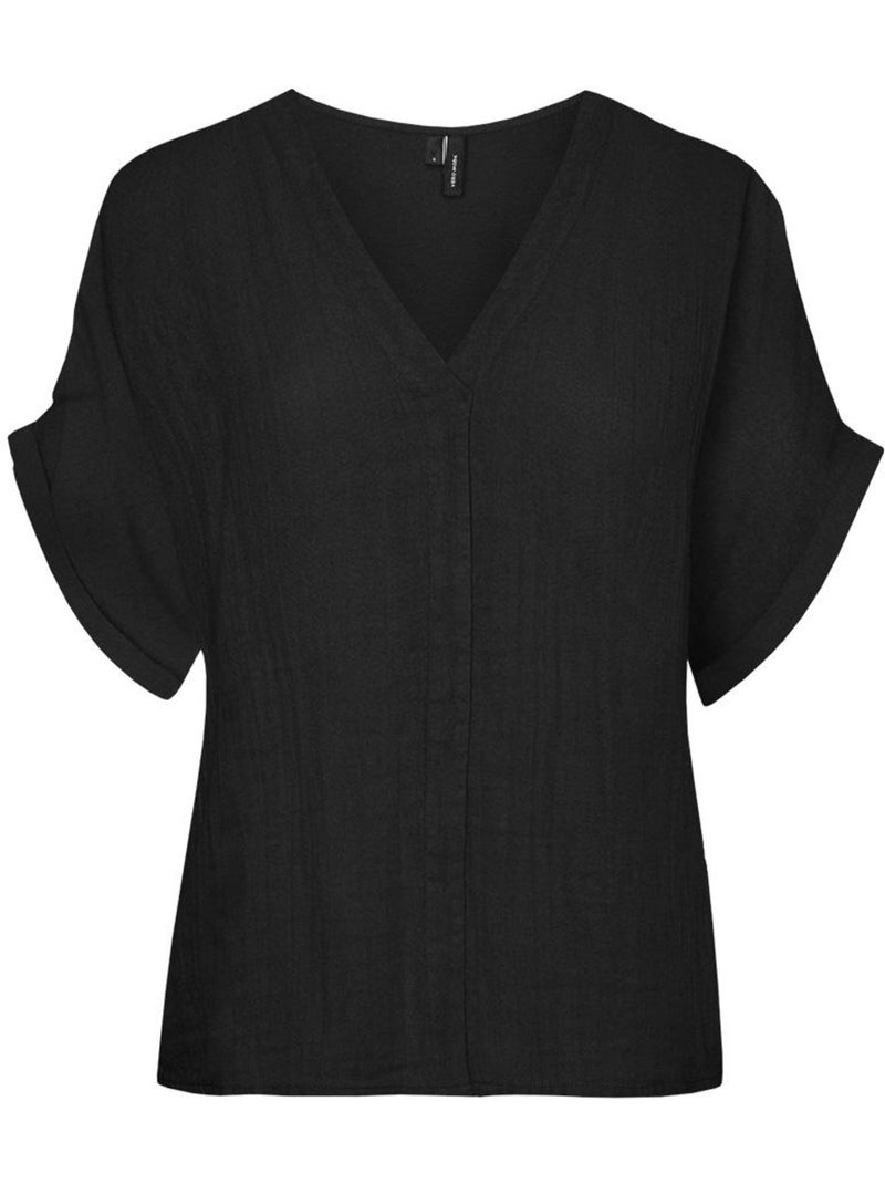 T-Shirt Femme Vero Moda Noir - Kiabi