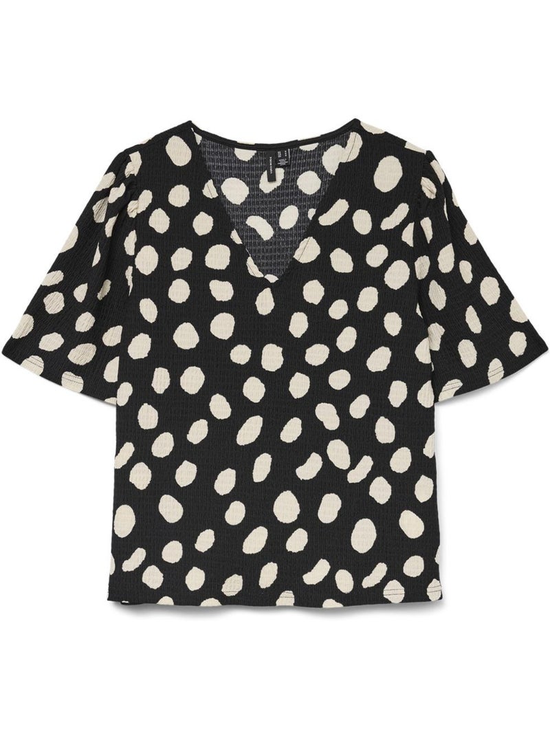 T-Shirt Femme Vero Moda Noir - Kiabi