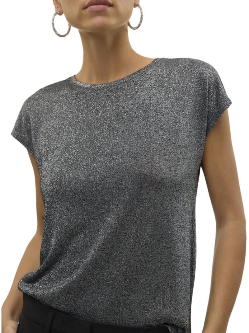 T-Shirt Femme Vero Moda Noir - Kiabi