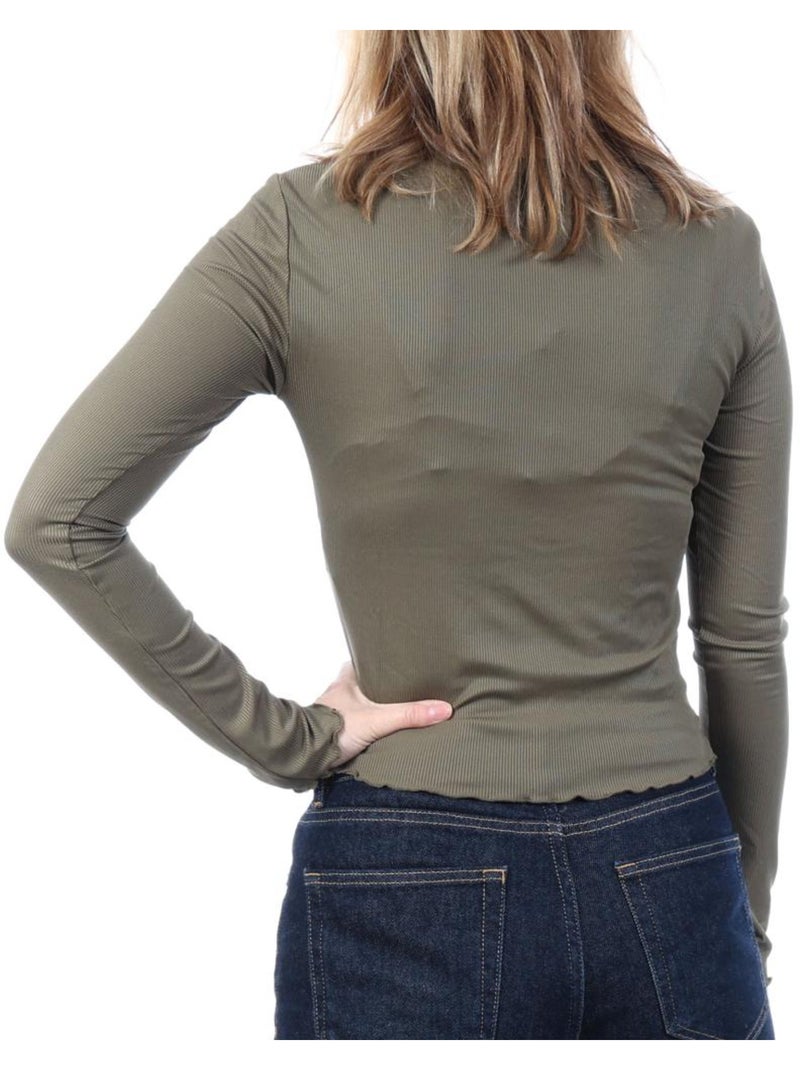 T-shirt Femme Vero Moda Vert kaki clair - Kiabi