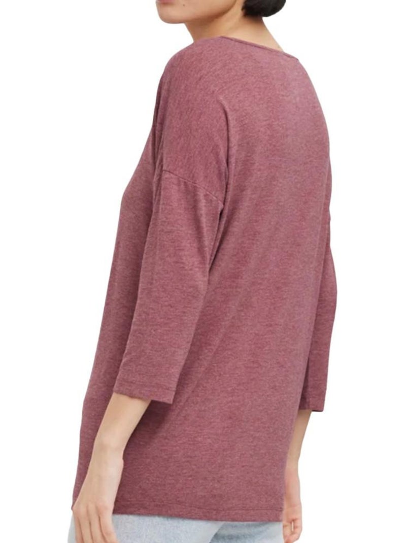 T-Shirt Femme Vero Moda Violet prune - Kiabi