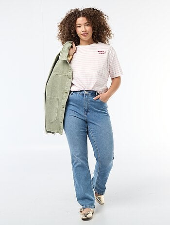 T-shirt 'fête des mères' imprimé manches courtes