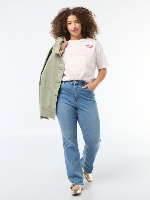 T-shirt 'fête des mères' imprimé manches courtes - Kiabi