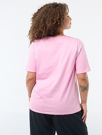 T-shirt 'fête des mères' imprimé manches courtes