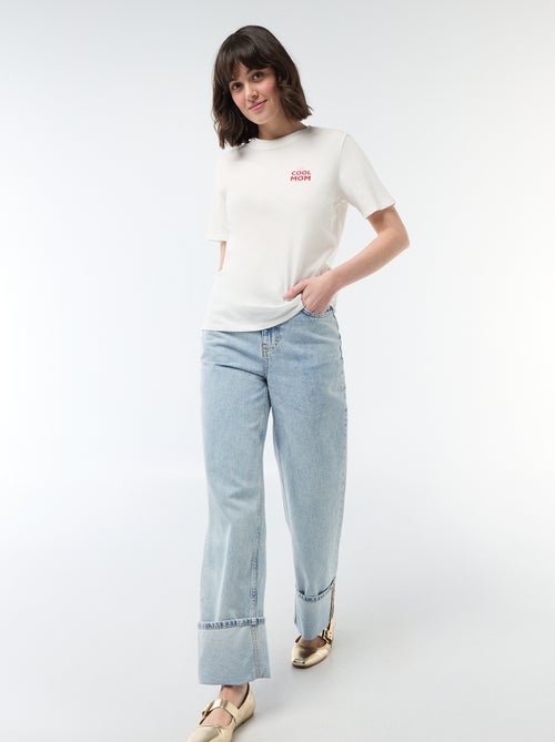 T-shirt 'fête des mères' manches courtes - Kiabi