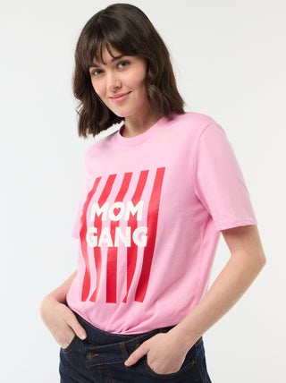 T-shirt 'fête des mères' manches courtes