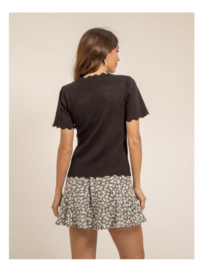 T-shirt filamie Noir - Kiabi