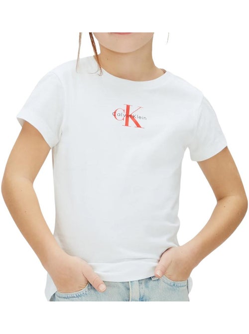 T-shirt fille calvin klein jeans - Kiabi T-shirt fille calvin klein jeans - Kiabi