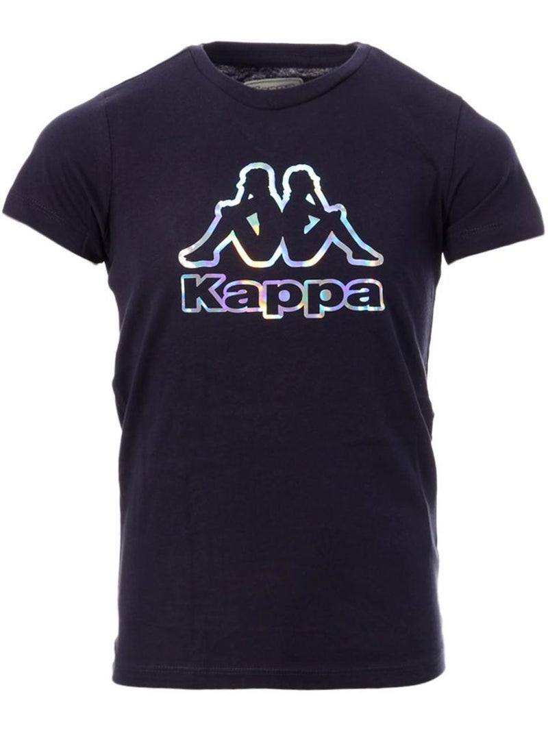 T-Shirt Fille Kappa Bleu marine - Kiabi