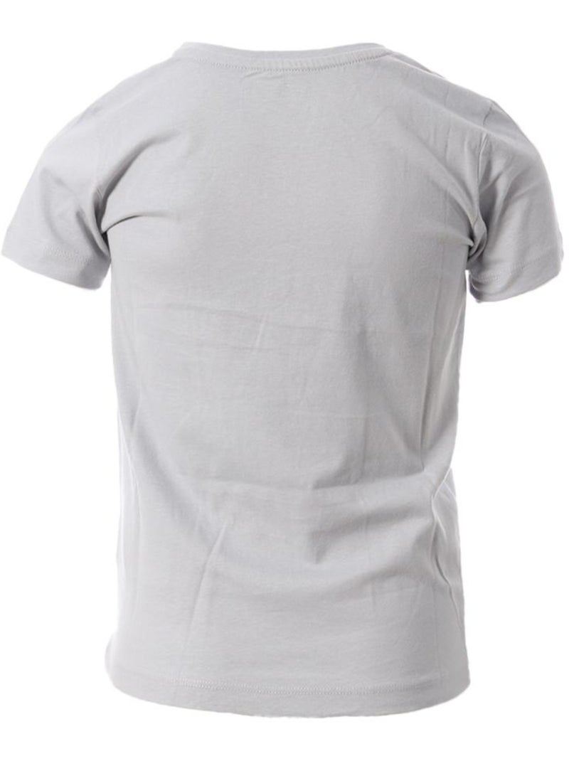 T-shirt Fille Kappa Gris Argenté - Kiabi