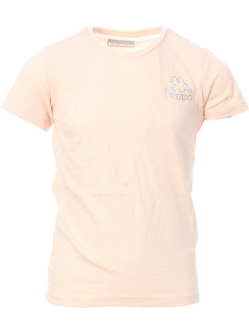 T-Shirt Fille Kappa Peche - Kiabi