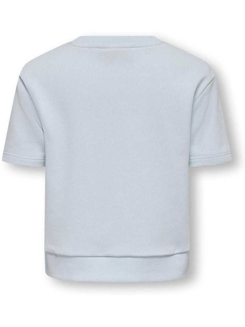 T-Shirt Fille Kids ONLY Bleu - Kiabi