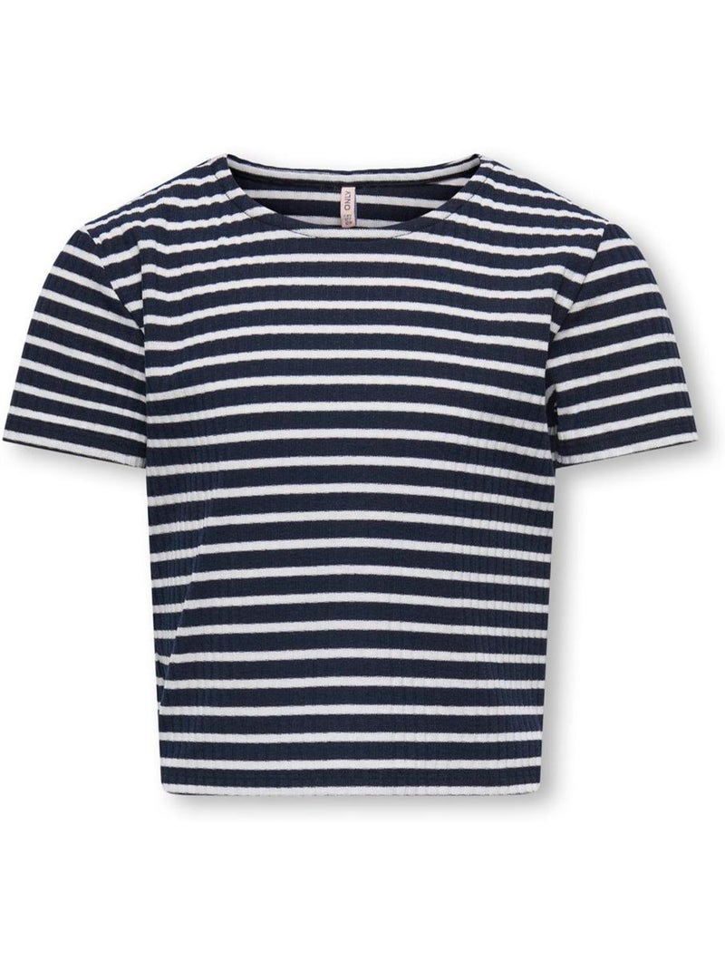 T-Shirt Fille Kids ONLY Bleu - Kiabi