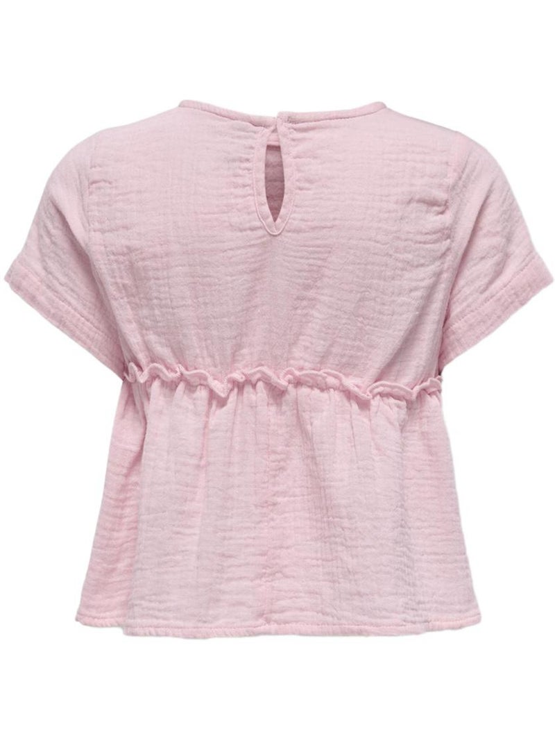 T-Shirt Fille Kids ONLY Life Rose - Kiabi