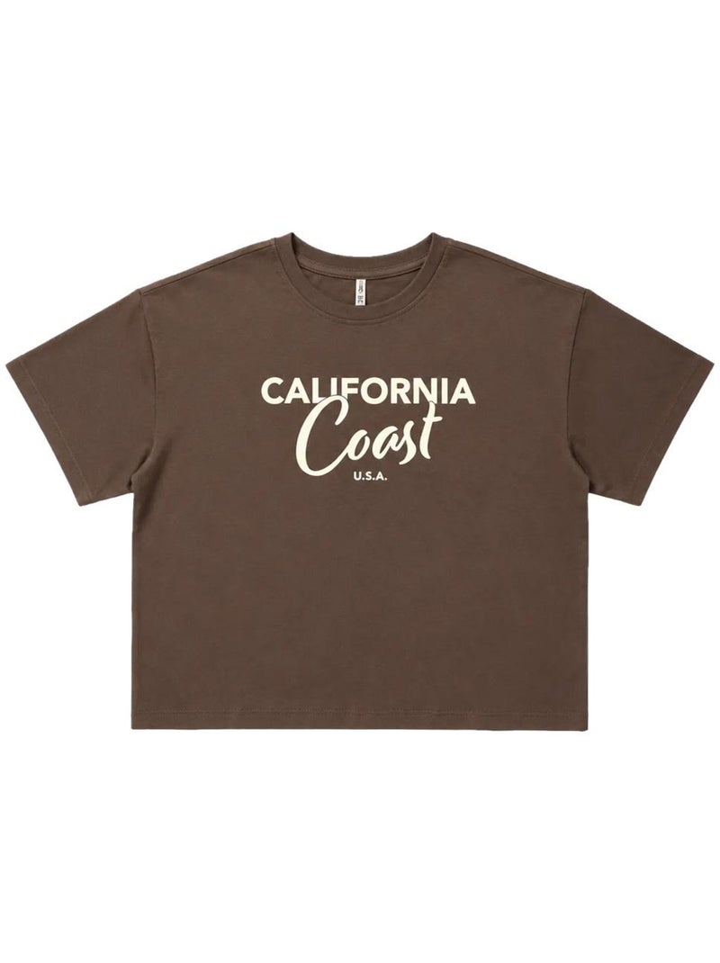 T-shirt fille kids only Marron cappuccino - Kiabi