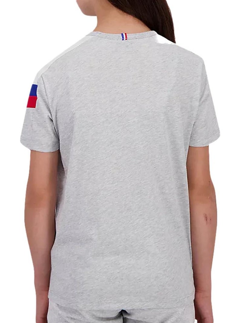 T-Shirt Fille Le Coq Sportif Gris Argenté - Kiabi
