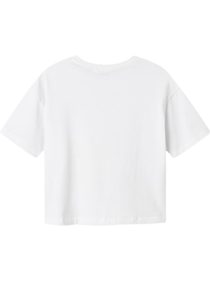 T-Shirt Fille Name it Blanc - Kiabi