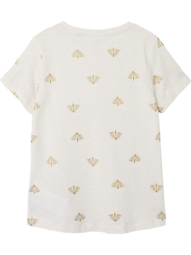 T-shirt Fille Name It Blanc - Kiabi