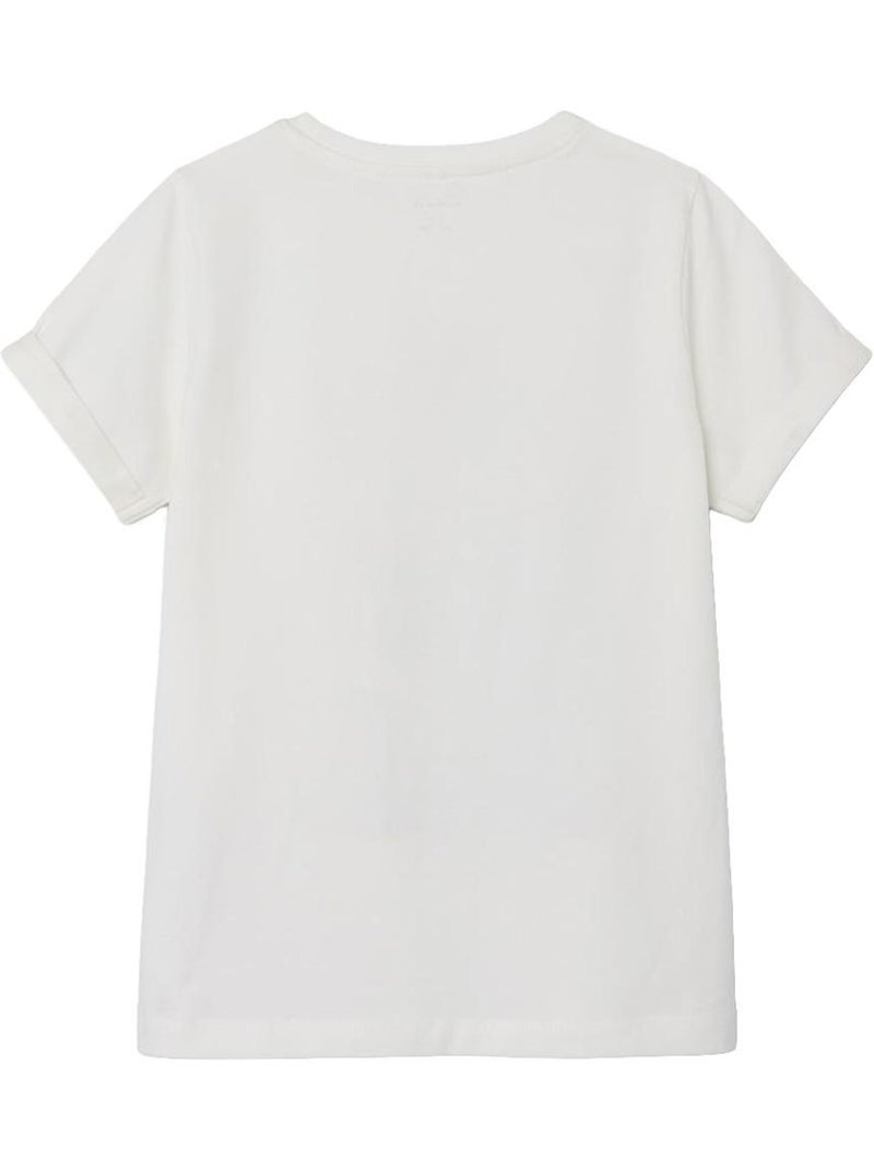 T-shirt Fille Name it Blanc - Kiabi