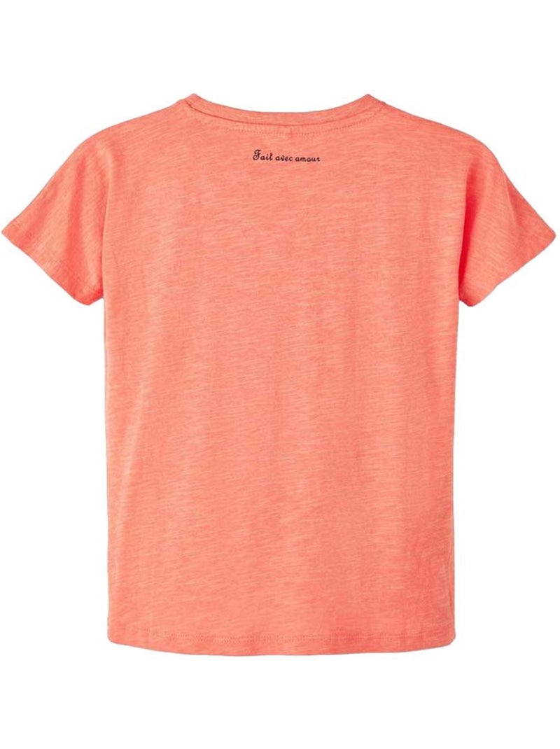 T-shirt Fille Name it Orange - Kiabi