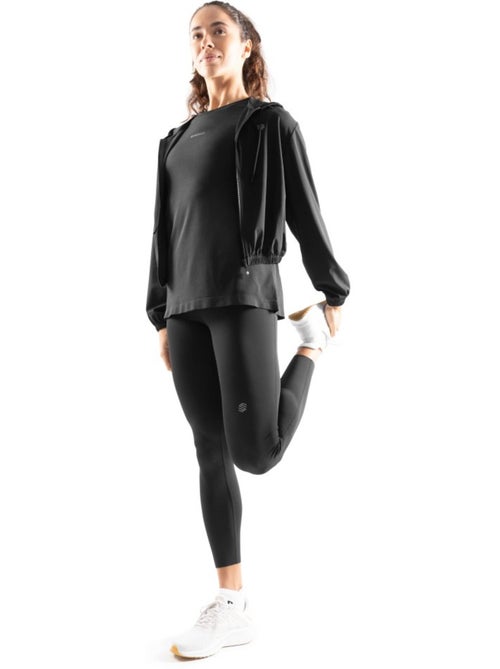 T-shirt fitness manches courtes femme fitness femme plan - Kiabi