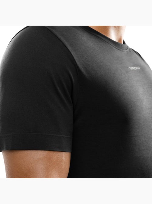 T-shirt fitness manches courtes homme fitness homme conquer - Kiabi
