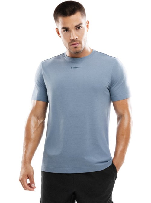 T-shirt fitness manches courtes homme fitness homme exuma - Kiabi