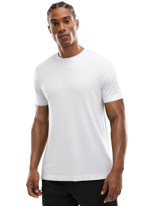 T-shirt fitness manches courtes homme fitness homme salt - Kiabi