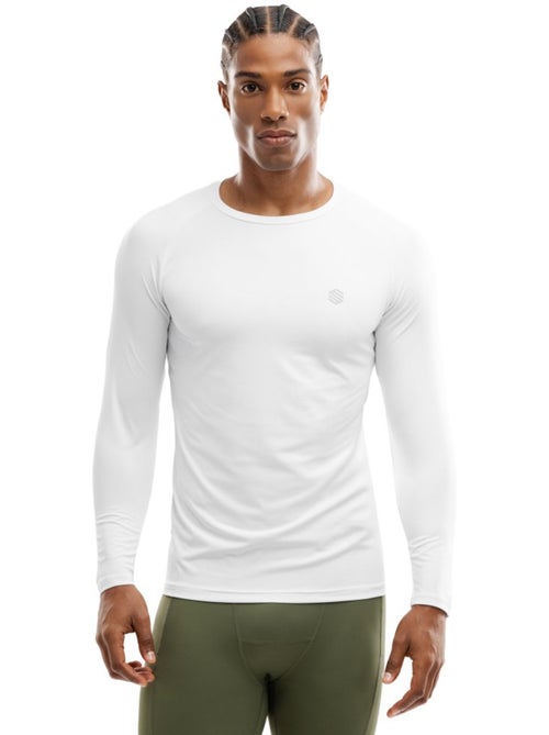 T-shirt fitness manches longues homme fitness homme air - Kiabi