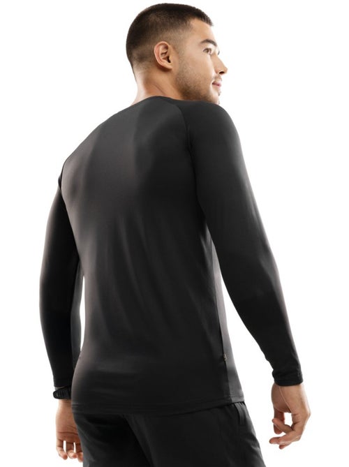 T-shirt fitness manches longues homme fitness homme key - Kiabi