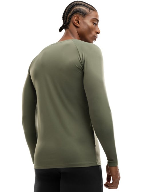 T-shirt fitness manches longues homme fitness homme wild - Kiabi