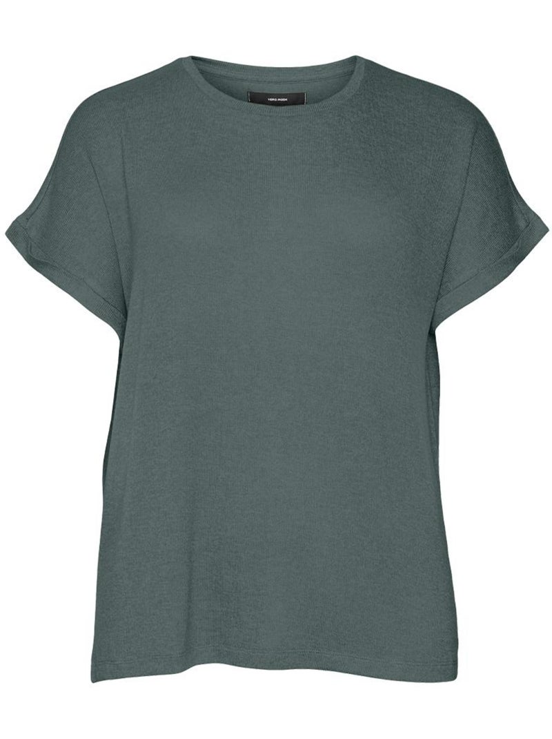 T-shirt Fluide Femme Vero Moda Vert - Kiabi