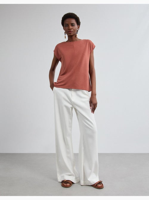 T-shirt fluide, mo fashion - Kiabi