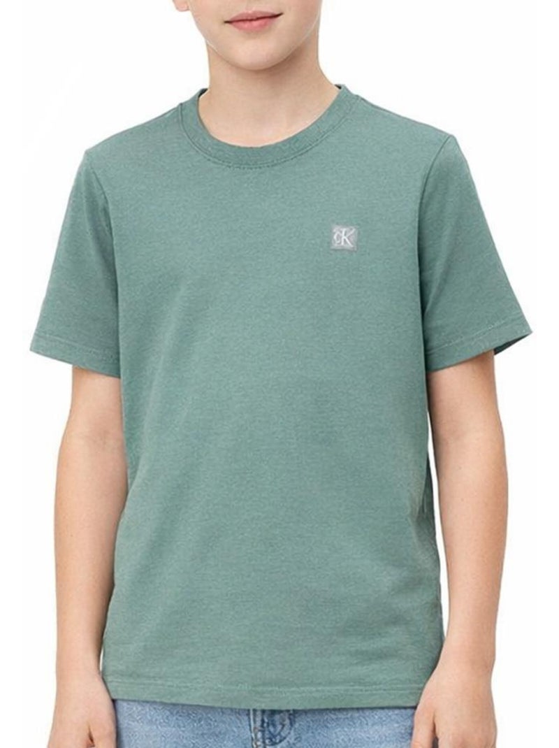 T-shirt Garçon Calvin Klein Jeans Vert - Kiabi