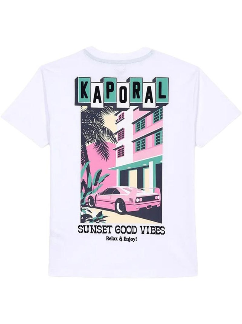 T-Shirt Garçon Kaporal Blanc - Kiabi