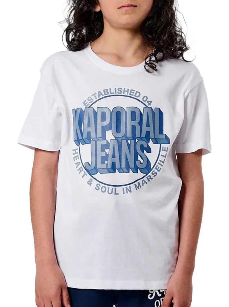 T-Shirt Garçon Kaporal Bleu - Kiabi