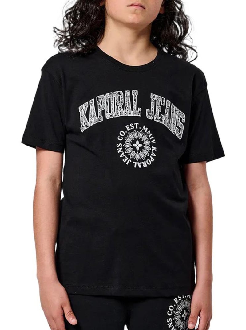 T-Shirt Garçon Kaporal Noir - Kiabi