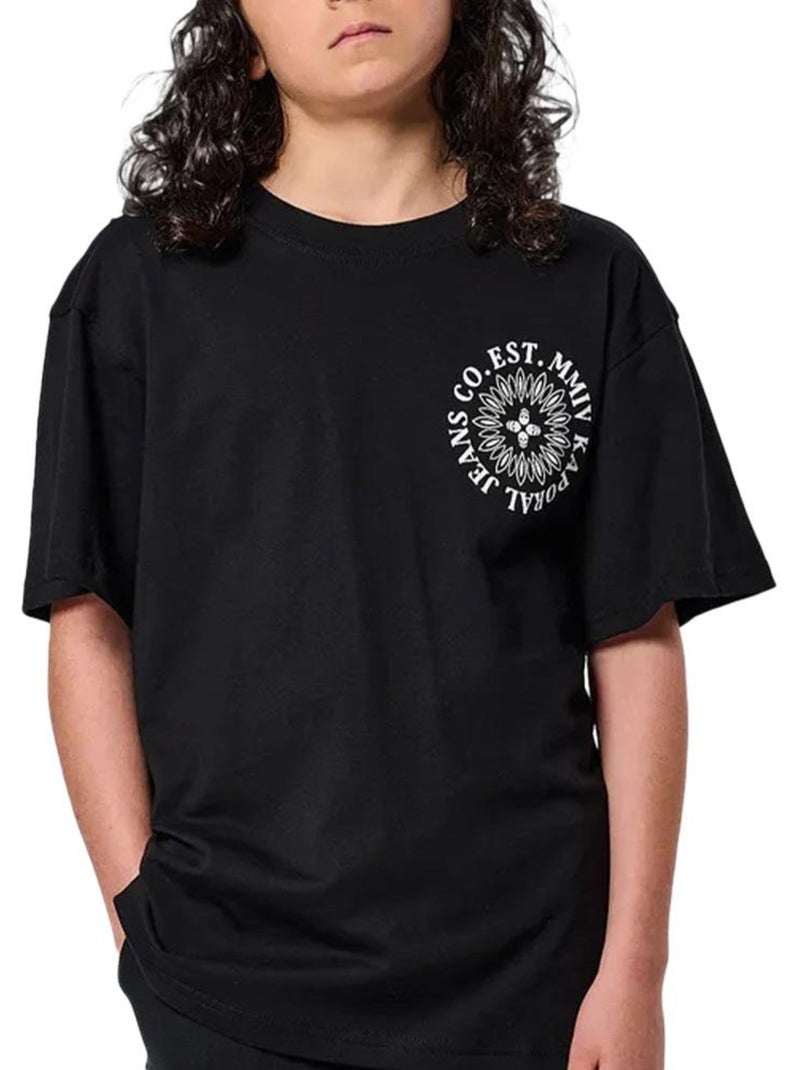 T-Shirt Garçon Kaporal Noir - Kiabi