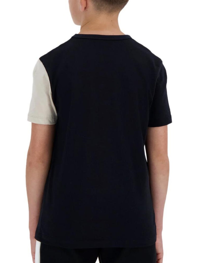 T-Shirt Garçon Le Coq Sportif Noir - Kiabi