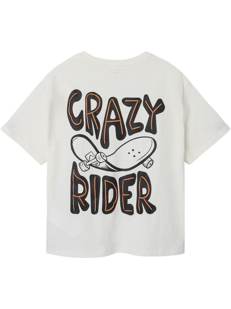 T-Shirt Garçon Name it Blanc - Kiabi