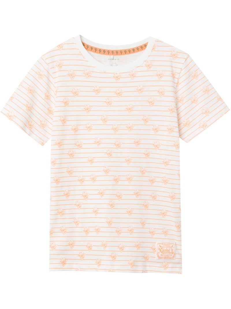 T-shirt Garçon Name It Orange - Kiabi
