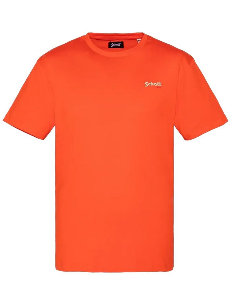 T-Shirt Garçon Schott Orange - Kiabi
