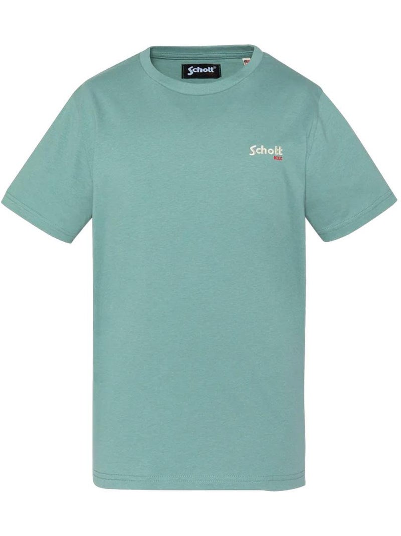 T-Shirt Garçon Schott Vert - Kiabi