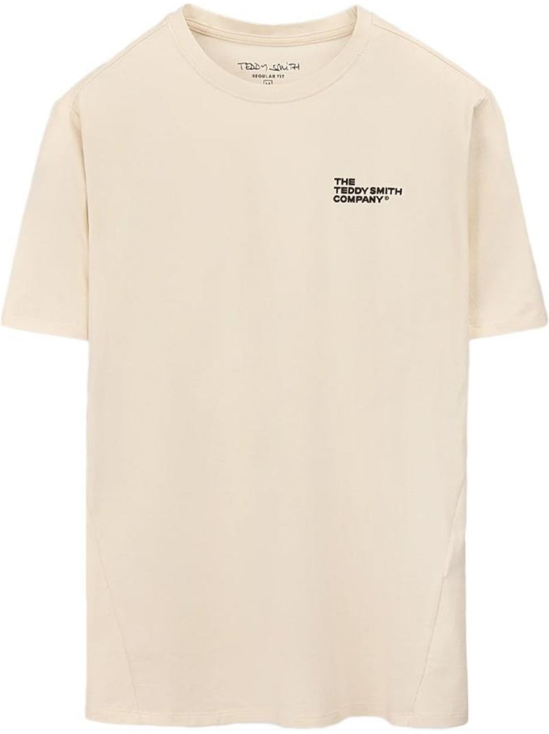 T-Shirt Garçon Teddy Smith Company Beige - Kiabi