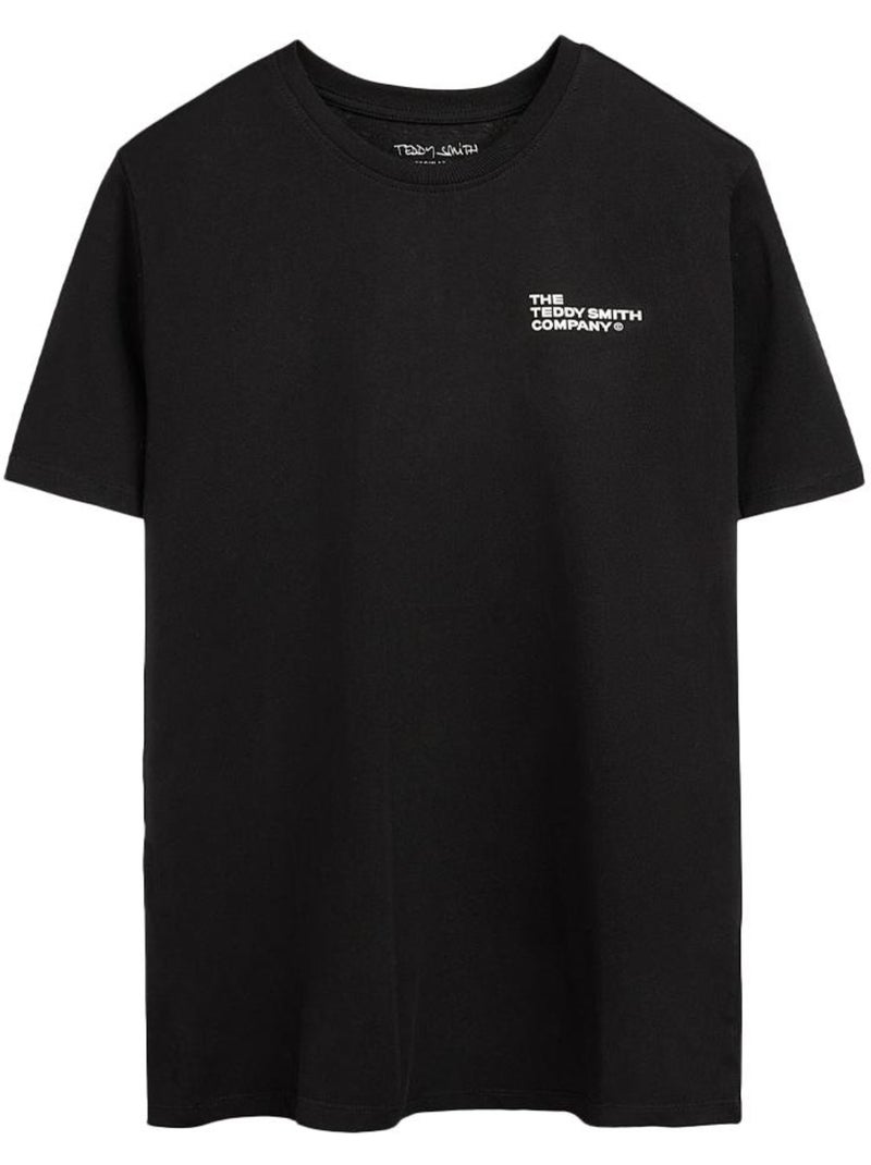 T-Shirt Garçon Teddy Smith Company Noir - Kiabi